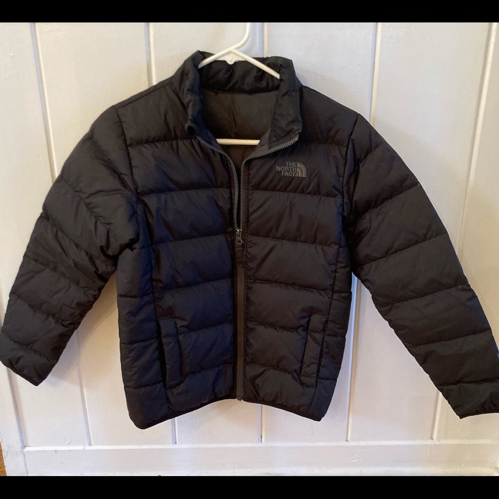 The North Face girls black XL puffer jacket